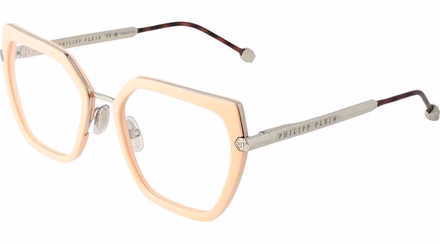 Philipp Plein Pink Metal & Plastic Glasses (Frames)
