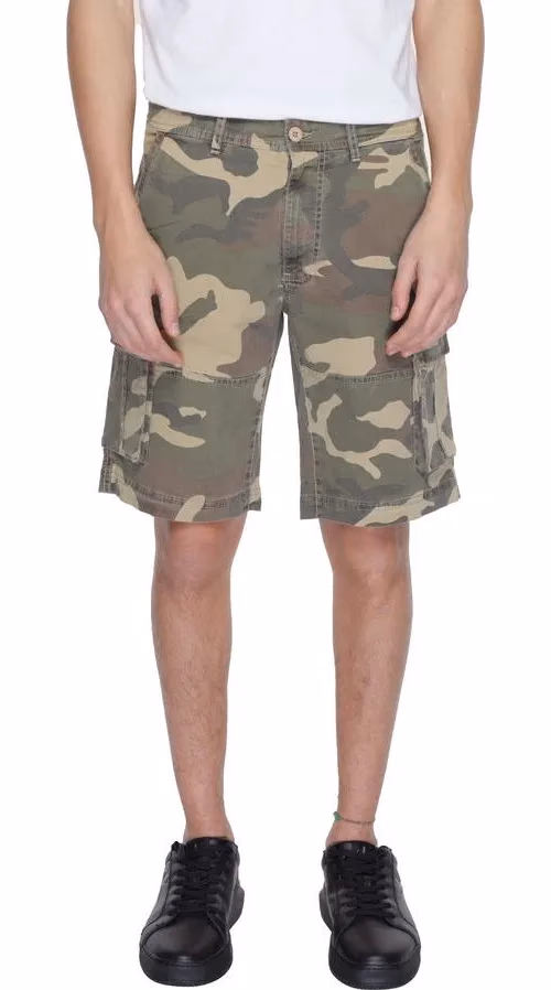 U.S. POLO ASSN. Beige Cotton Bermuda Shorts