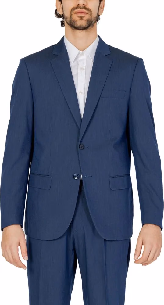 Antony Morato Blue Polyester Blazer