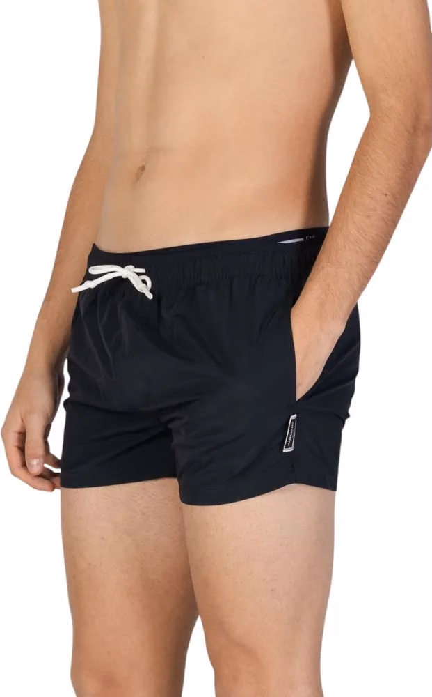 Hamaki-Ho Black Polyester Swim Shorts