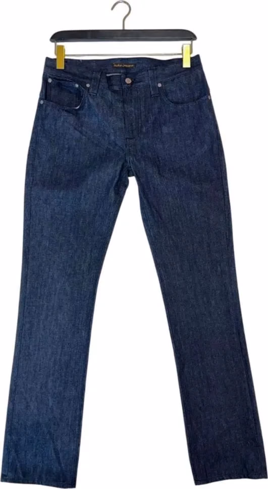 Nudie Jeans Blue Cotton Men Jeans