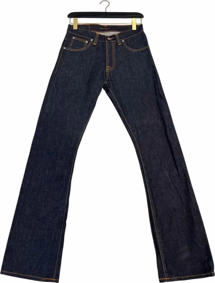 Nudie Jeans Blue Cotton Men Jeans