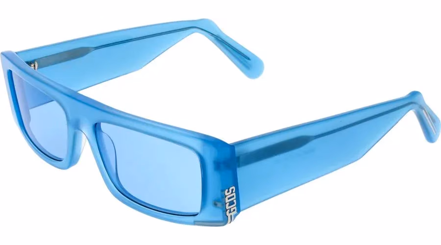GCDS Blue Plastic Sunglasses