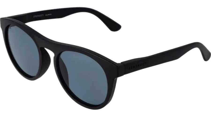 Serengeti Black Plastic Sunglasses