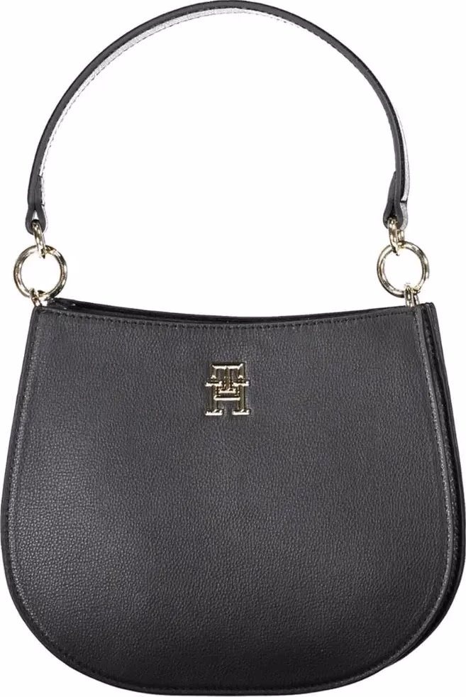 Tommy Hilfiger Black Polyester Handbag