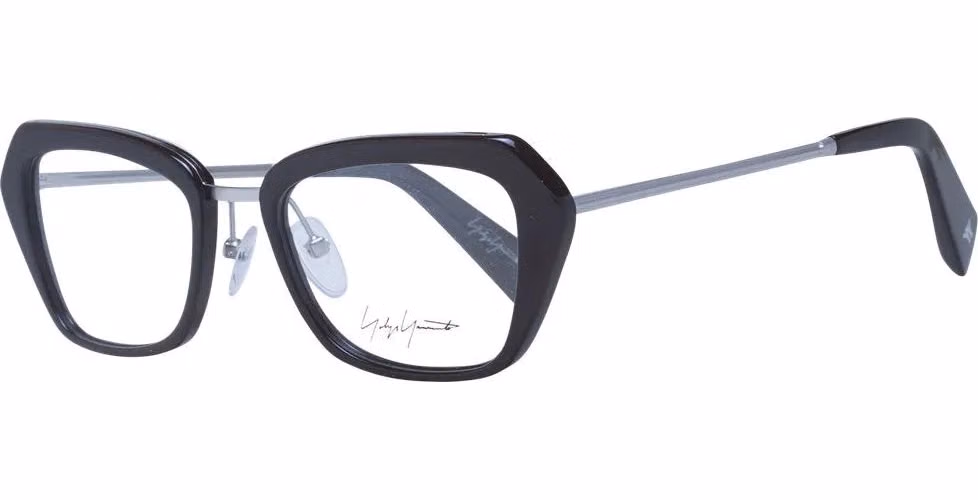 Yohji Yamamoto Black Metal & Plastic Glasses (Frames)