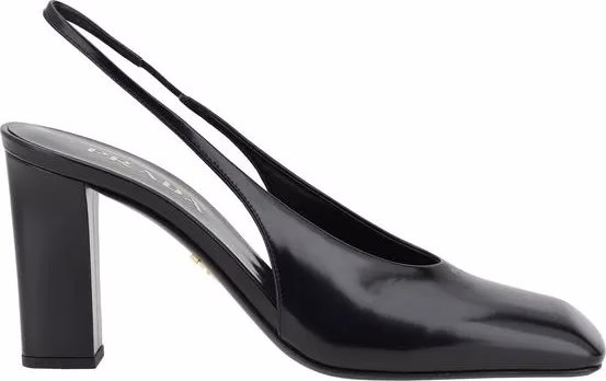 Prada Black Calf Leather Pumps