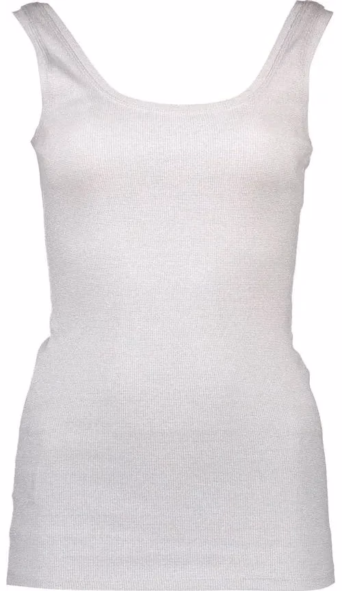 Silvian Heach Bianco Cotton Women T-Shirt