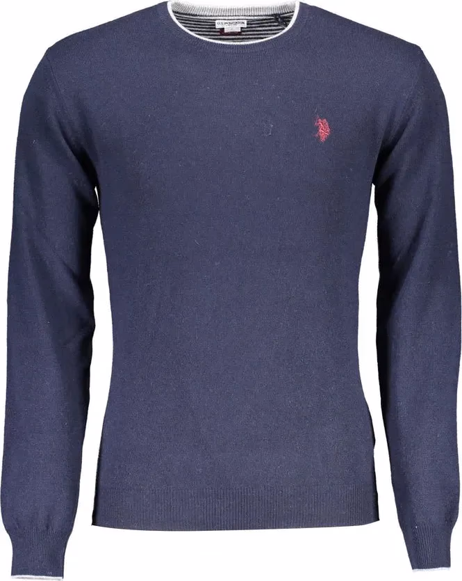 U.S. POLO ASSN. Blue Wool Men's Sweater