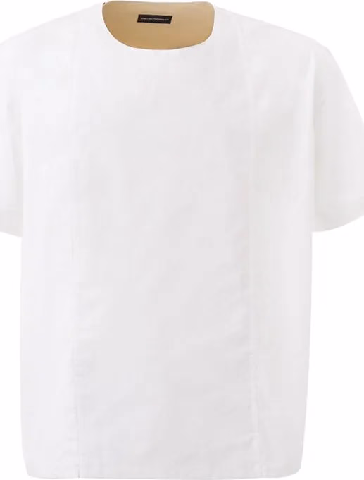 Emporio Armani White Cotton T-Shirt