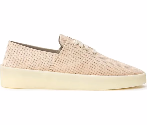 Fear Of God Beige Leather Low Top Sneakers