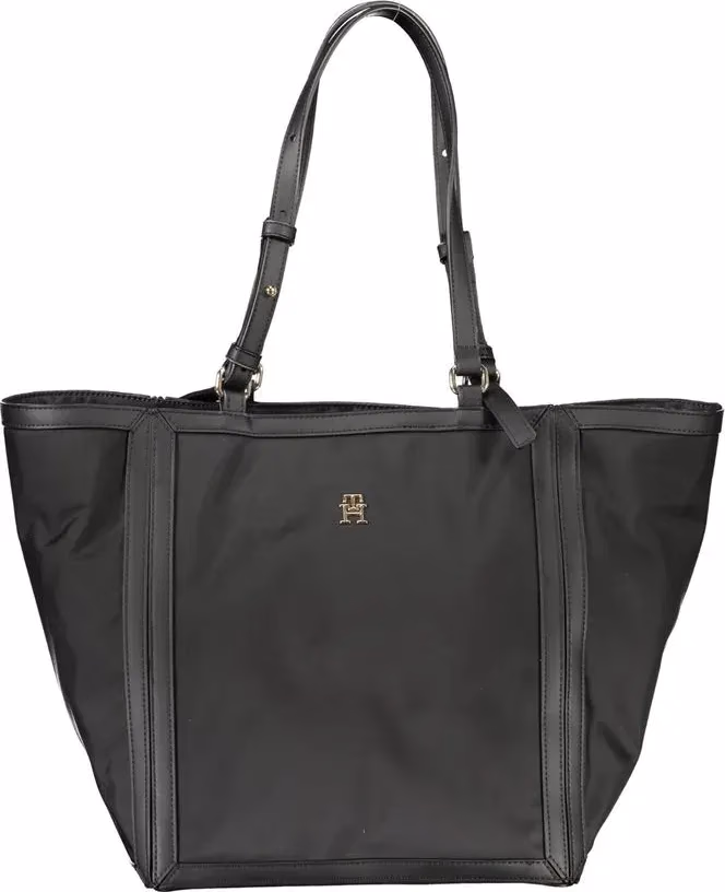 Tommy Hilfiger Black Polyester Women Handbag