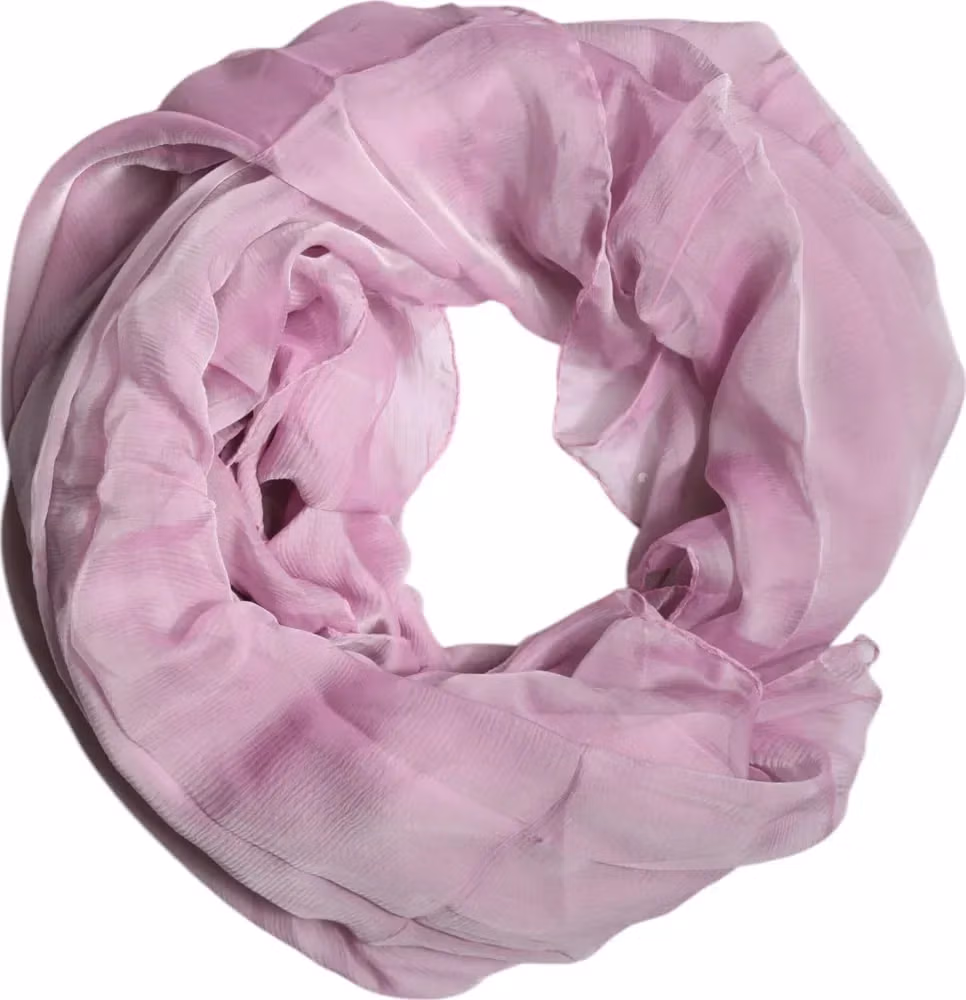 Dolce & Gabbana Pink Silk Rectangle Women Wrap Shawl Scarf