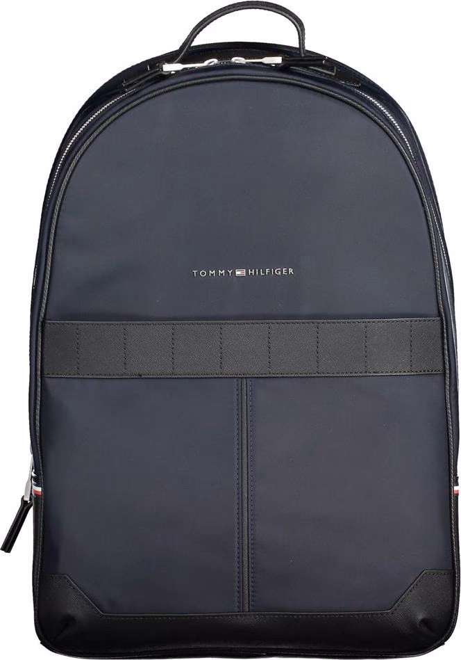 Tommy Hilfiger Blue Polyester Men Backpack