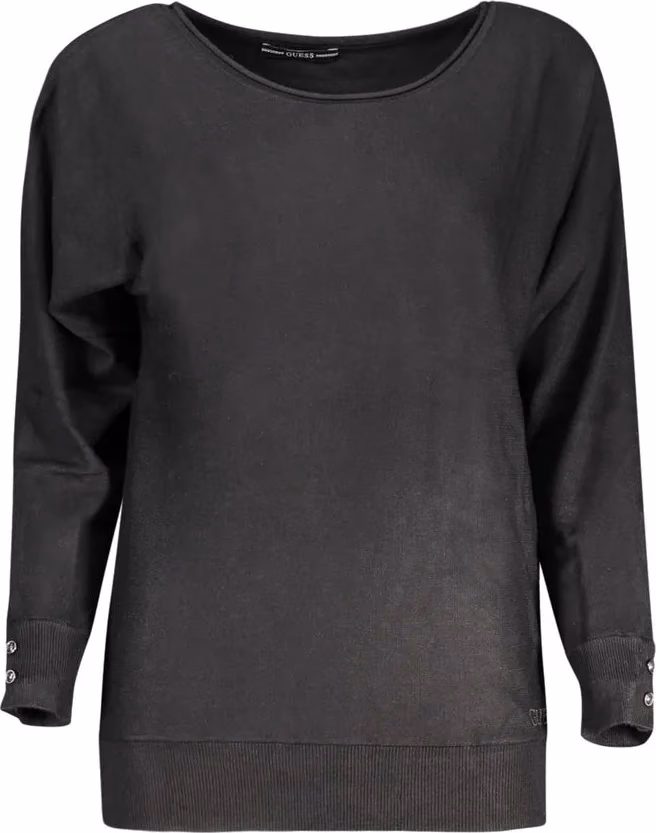 Guess Jeans Black Viscosa Women Sweater