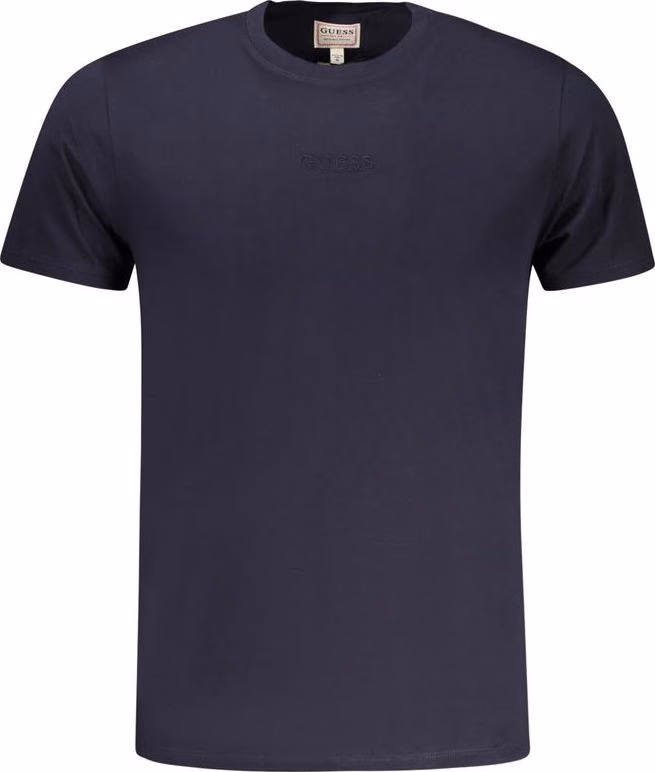 Guess Jeans Blu Cotton Men T-Shirt