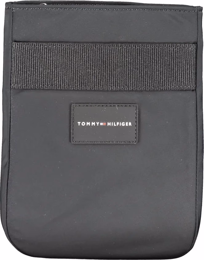 Tommy Hilfiger Black Polyester Men's Shoulder Bag