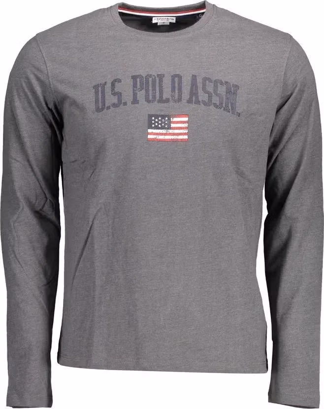 U.S. POLO ASSN. Grey Cotton Mens T-Shirt