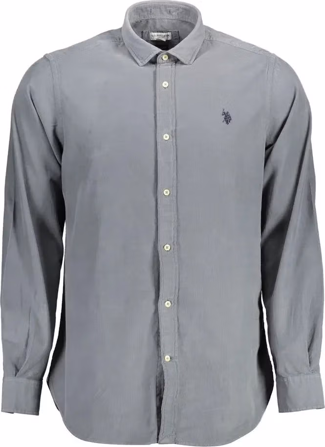 U.S. POLO ASSN. Blue Cotton Men's Shirt