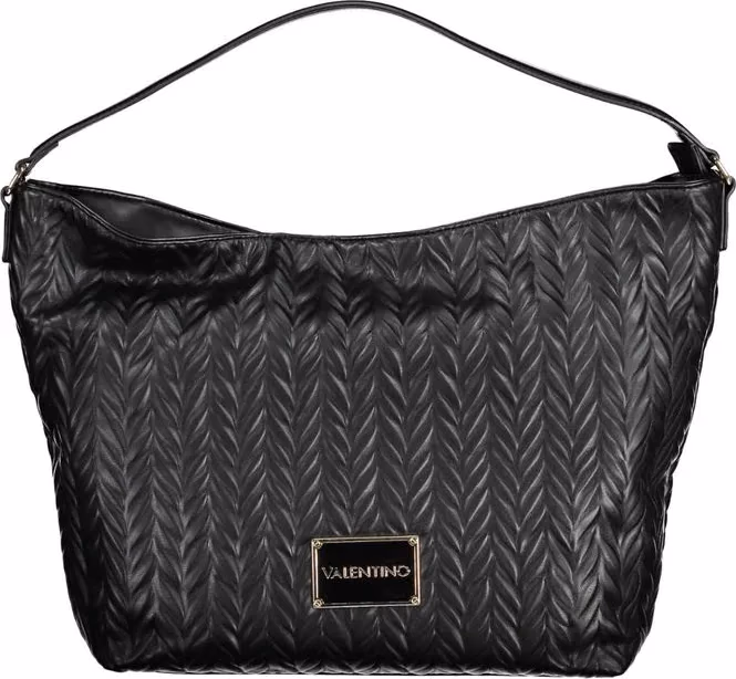 Mario Valentino Black Polyurethane Women's Bag
