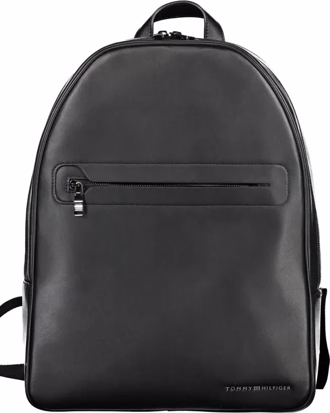 Tommy Hilfiger Nero Polyurethane Men Backpack