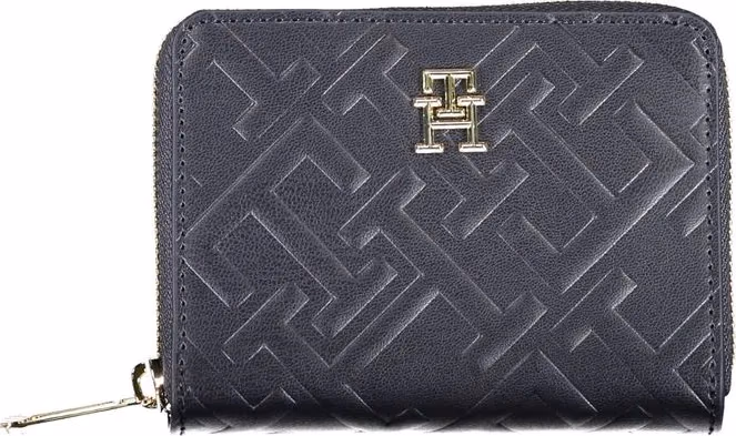 Tommy Hilfiger Blue Polyurethane Women Wallet