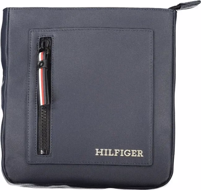 Tommy Hilfiger Navy Polyurethane Men's Shoulder Bag