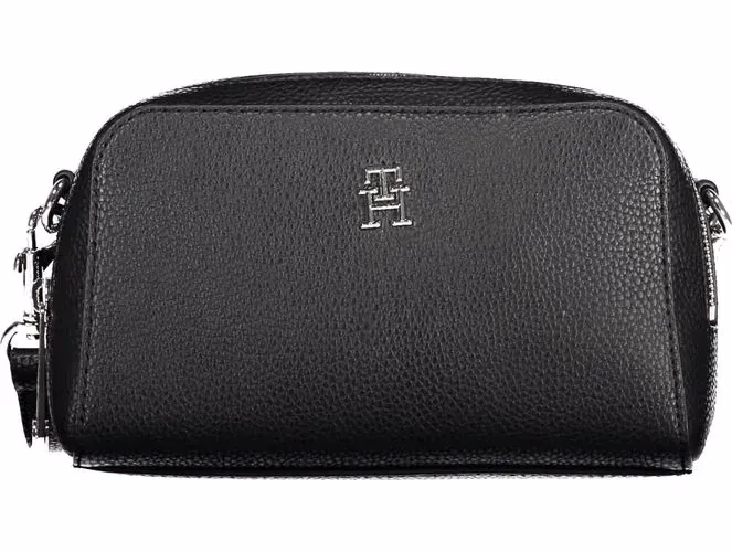 Tommy Hilfiger Nero Poliuretano Woman Shoulder Bag