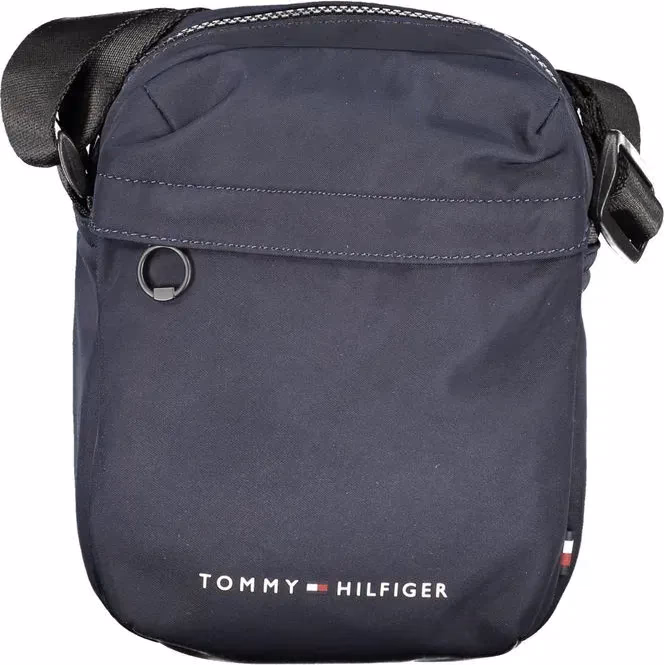 Tommy Hilfiger Blue Recycled Polyester Men Shoulder Bag
