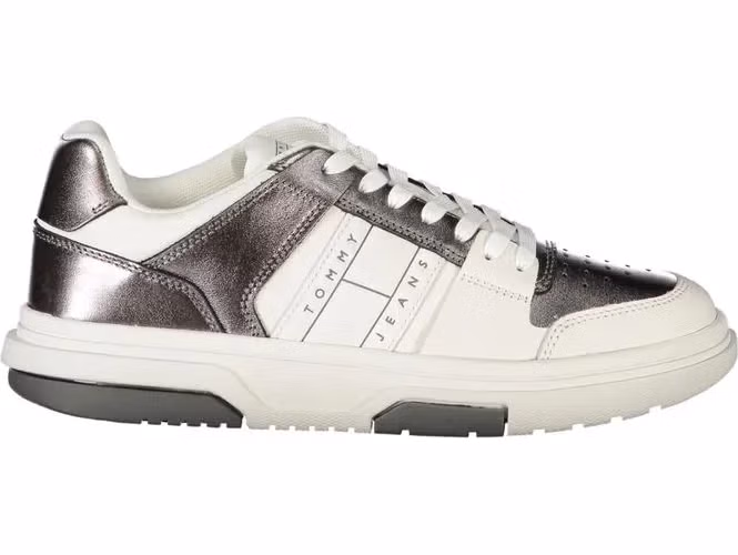 Tommy Hilfiger Bianco Polyurethane Women Sneaker