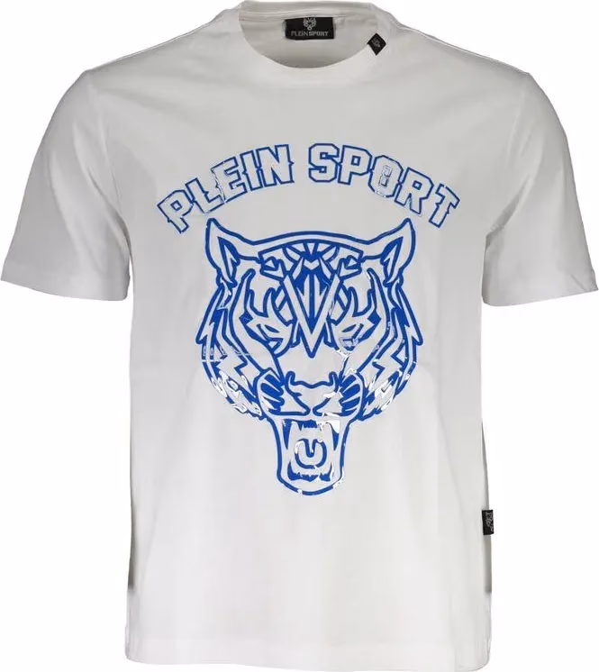 Plein Sport White Cotton Men T-Shirt