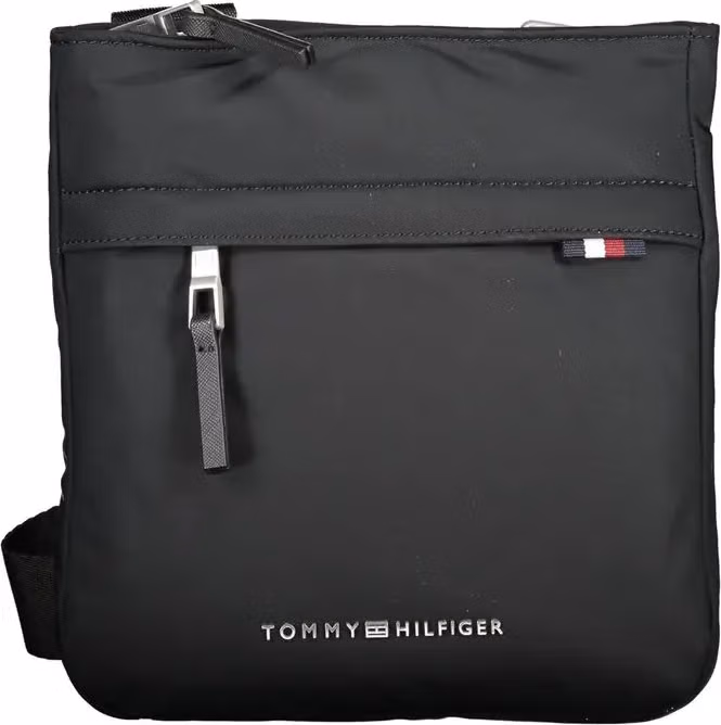 Tommy Hilfiger Black Polyurethane Women Shoulder Bag