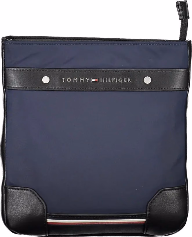 Tommy Hilfiger Blue Polyurethane Men's Shoulder Bag