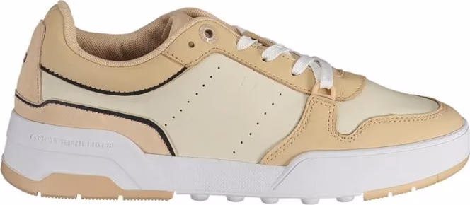Tommy Hilfiger Beige Polyester Women Sneaker