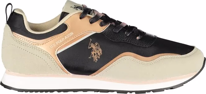 U.S. POLO ASSN. Nero Polyurethane Womens Sneaker