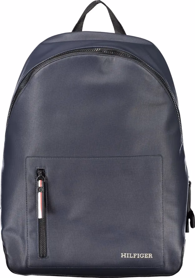 Tommy Hilfiger Blu Polyurethane Men Backpack