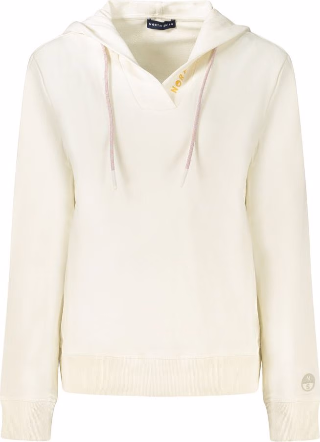 North Sails White Cotton Women's Hooded Sweatshirt