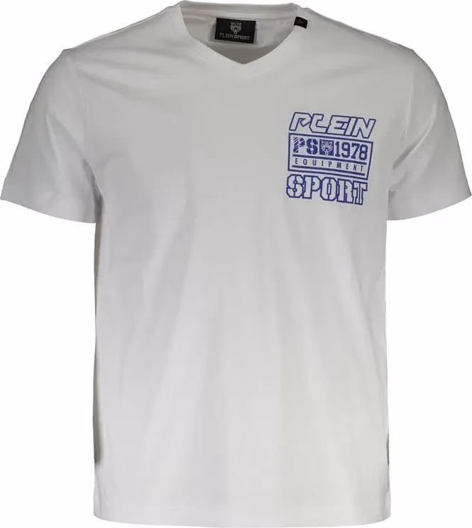 Plein Sport White Cotton Men's T-Shirt