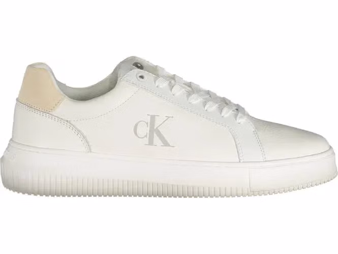 Calvin Klein White Polyurethane Men's Sneaker