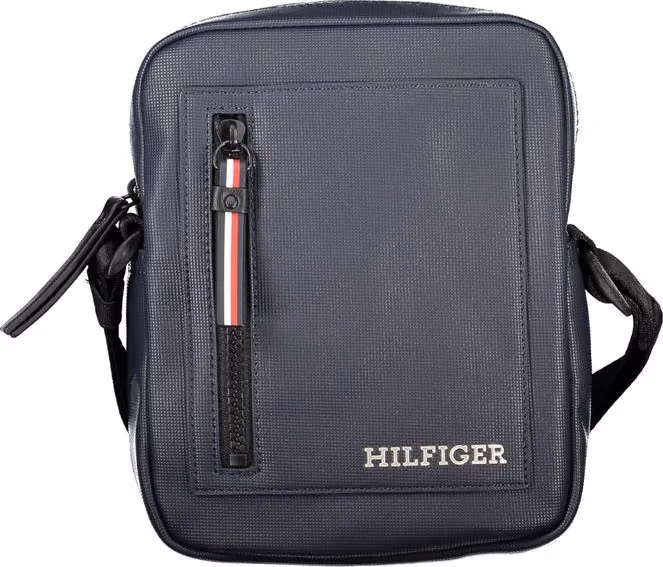 Tommy Hilfiger Blu Poliuretano Men's Shoulder Bag
