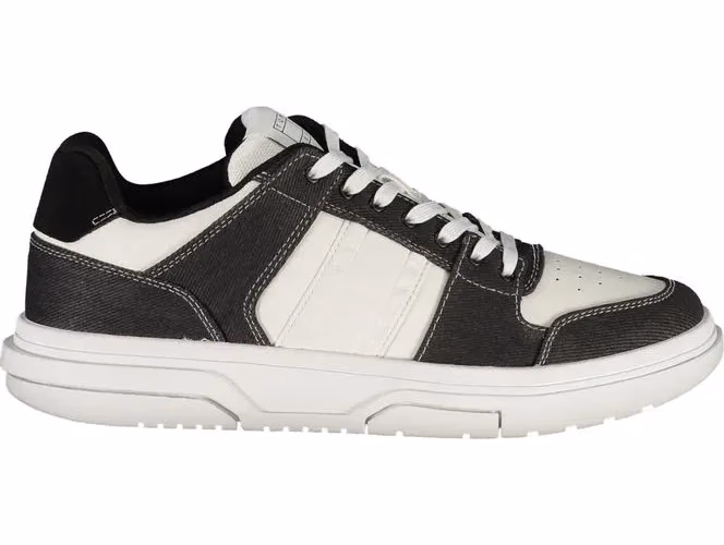 Tommy Hilfiger Nero Polyurethane Men Sneaker