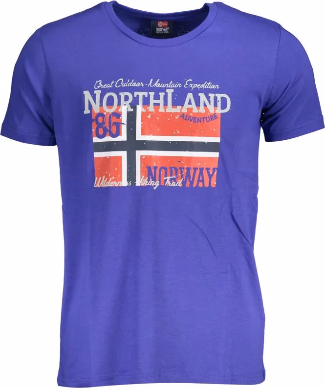 Norway 1963 Blu Cotton Men T-Shirt