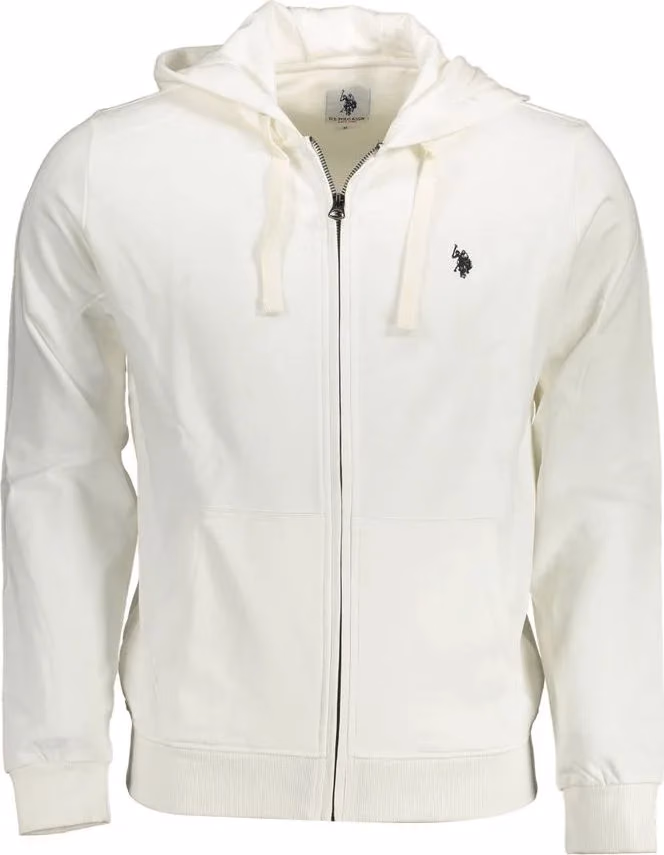 U.S. POLO ASSN. White Cotton Men's Sweatshirt