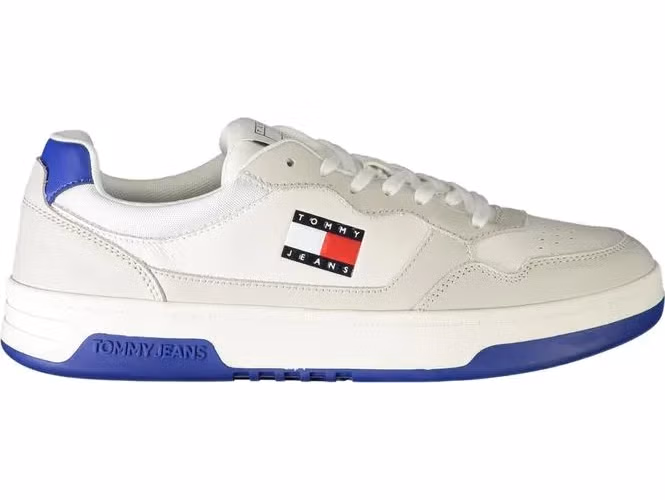 Tommy Hilfiger Bianco Polyurethane Men Sneaker