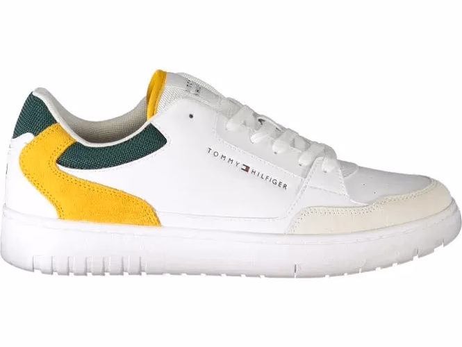 Tommy Hilfiger Bianco Leather Men Sneaker