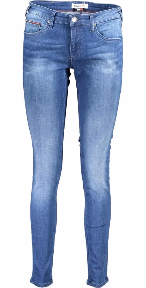 Tommy Hilfiger Blue Cotton Women Jeans