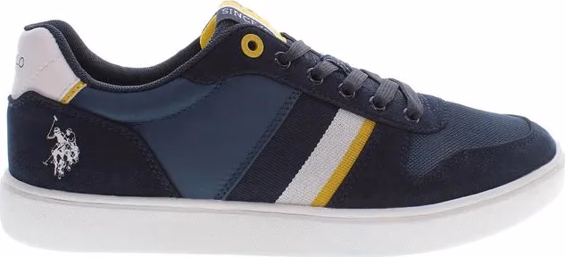 U.S. POLO ASSN. Blue Polyester Men's Sneaker