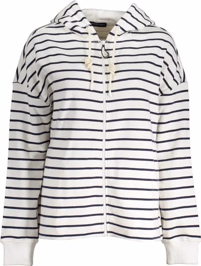 North Sails White Organic Cotton Women's Sweatshirt