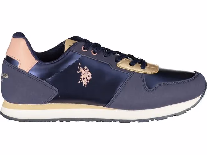 U.S. POLO ASSN. Blue Polyurethane Women Sneaker