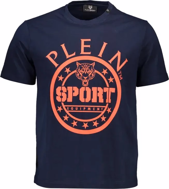 Plein Sport Blue Cotton Men's T-Shirt